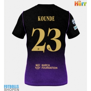 Billiga Barcelona Jules Kounde #23 Bortatröja 2026-27 Kortärmad